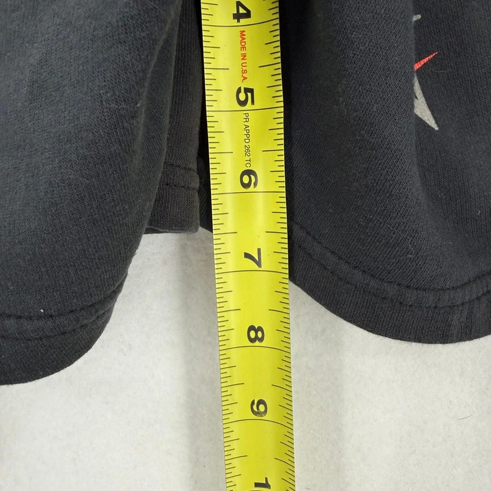 Nike Kids Boys Shorts Black Red Gray‎ Fleece Logo All Over Print DX5703 Medium